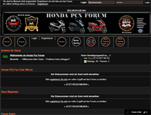 Tablet Screenshot of hondapcxforum.com